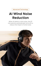 Wireless Noise-Canceling Bluetooth Studio Headphones
