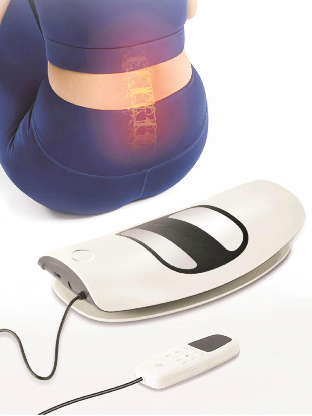 Electric Lumbar Traction Device for Back Pain Relief