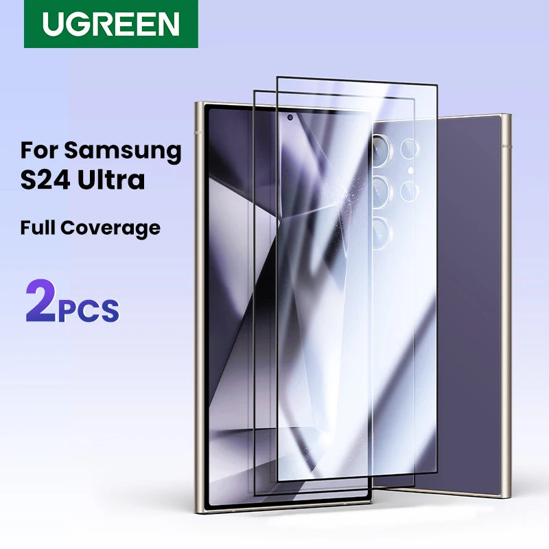 Tempered Glass Screen Protector for Samsung Galaxy S24 and S25 Ultra - 1