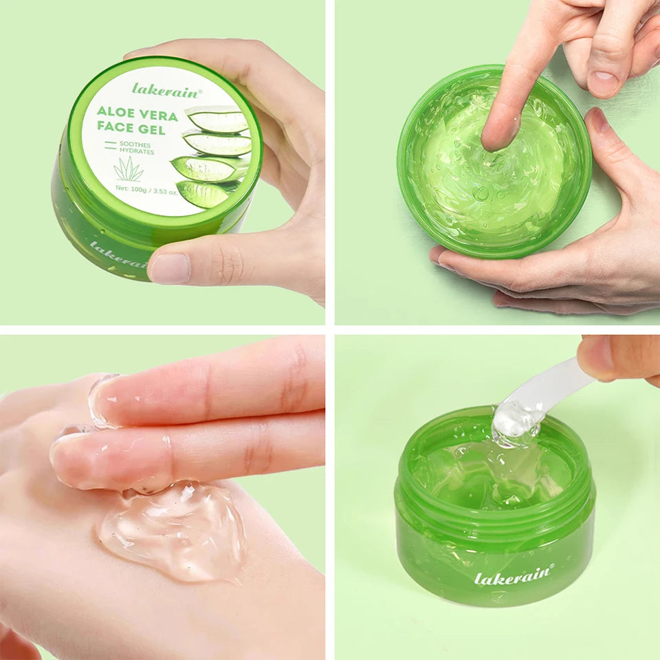 Soothing Aloe Vera Moisturizing Gel for Face and Skin