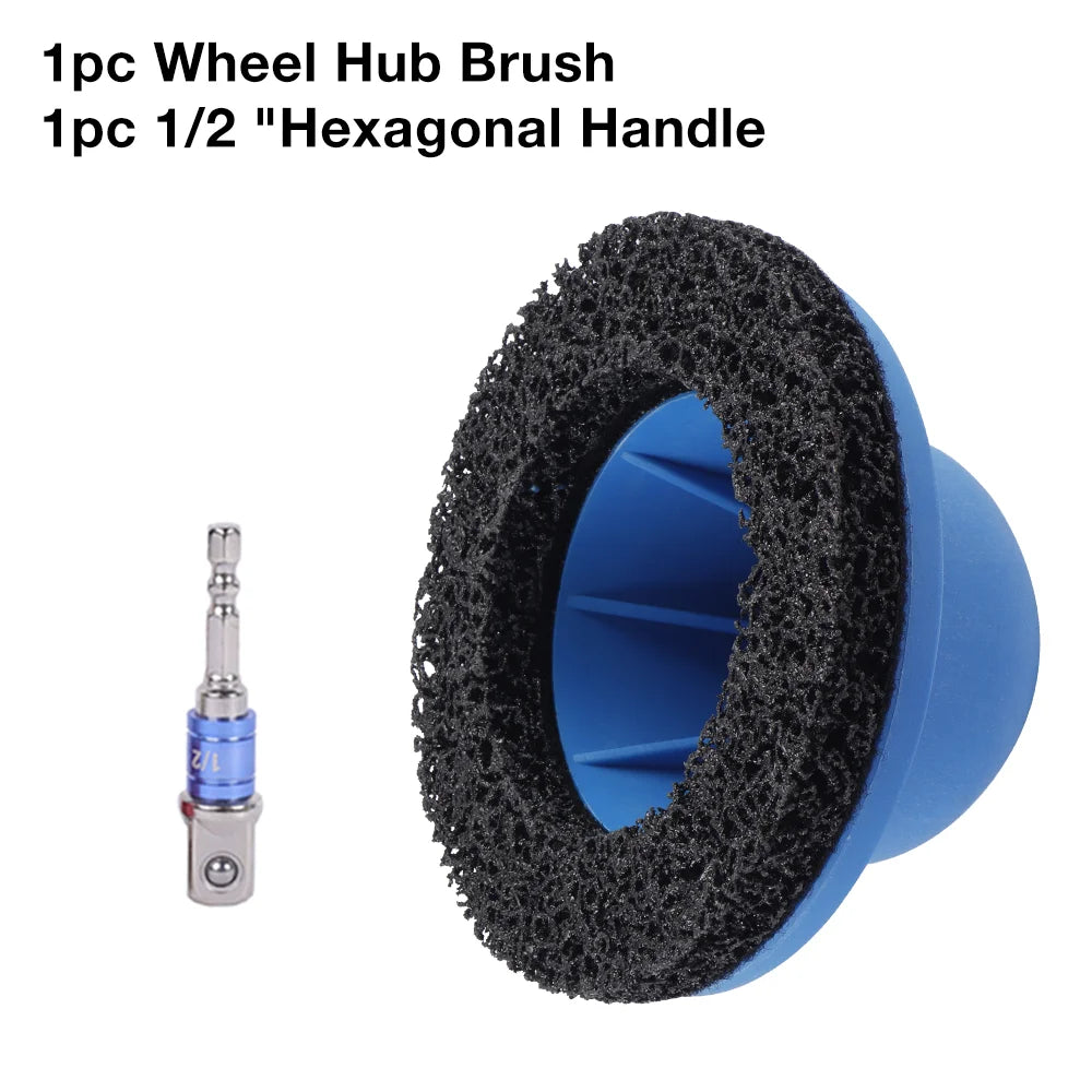 150mm Wheel Hub Grinder and Rust Removal Tool for 1/2 Impact Driver - 8