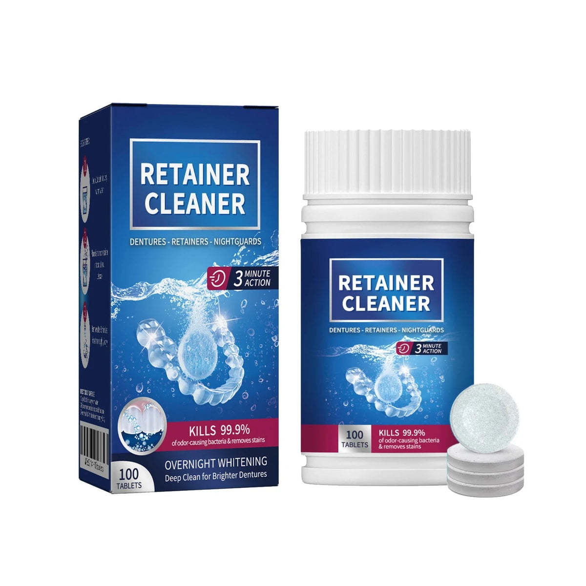 Denture and Retainer Cleaning Tablets