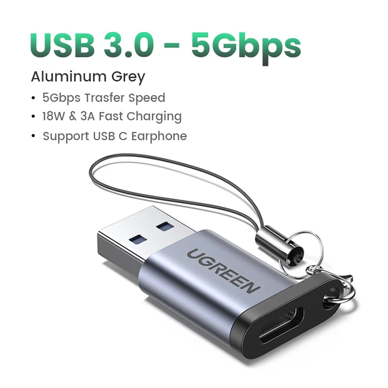 USB 3.0 to USB-C Female Adapter Converter