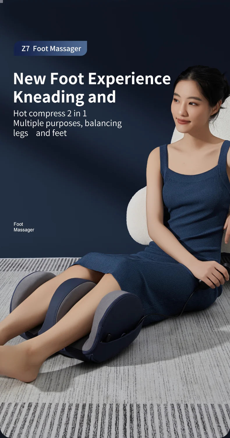 Multifunctional Shiatsu Foot and Leg Massager with Heat