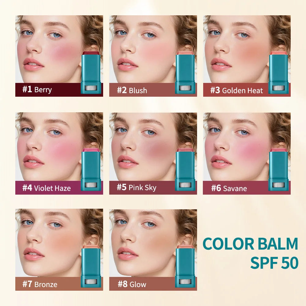 SPF 50 Hydrating Tinted Blush Balm Stick