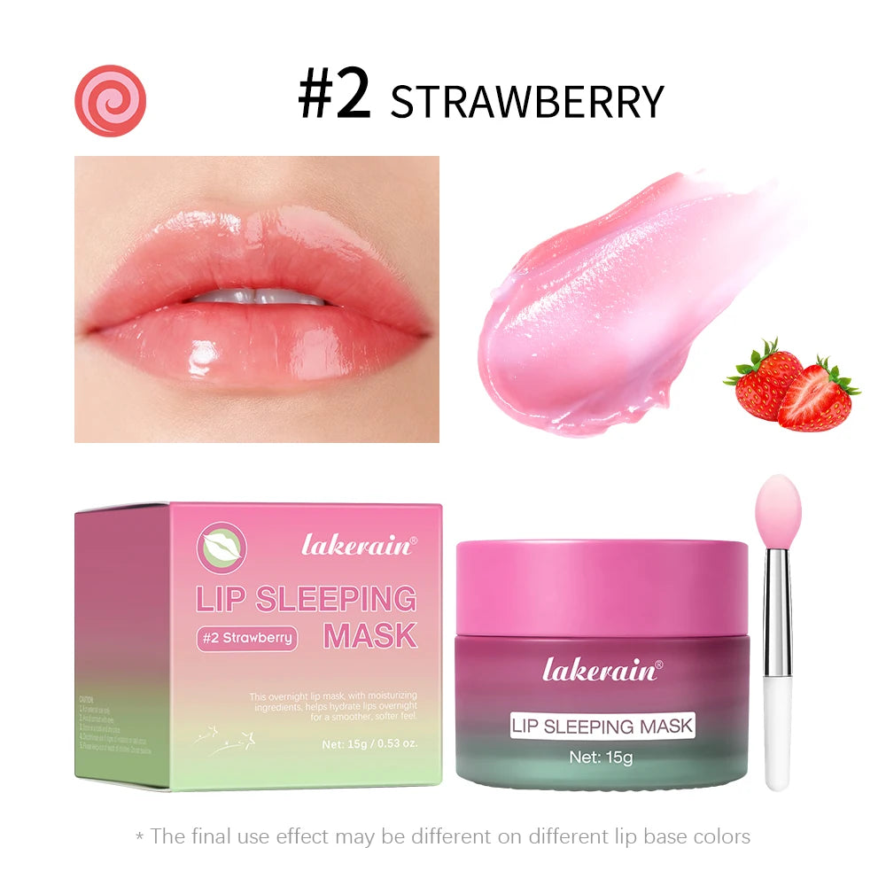Hydrating Dual-Color Lip Sleeping Mask for Dry Cracked Lips