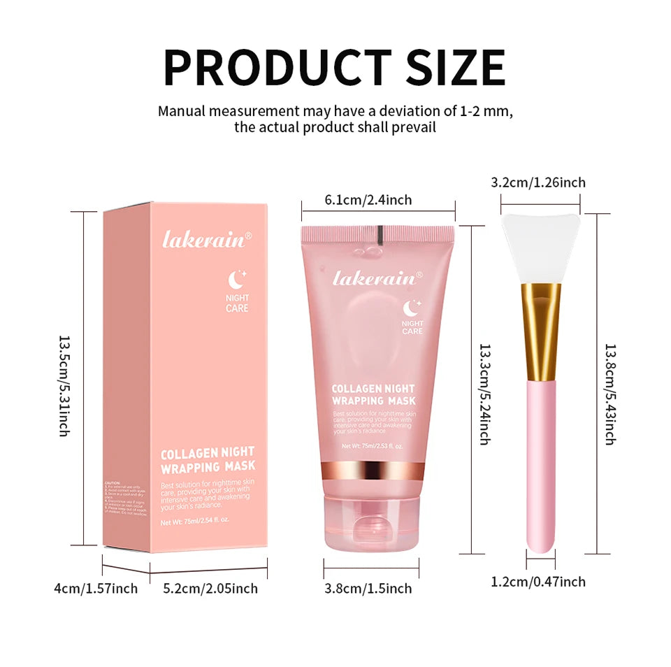 Collagen Peel-Off Night Wrapping Mask for Skin Hydration