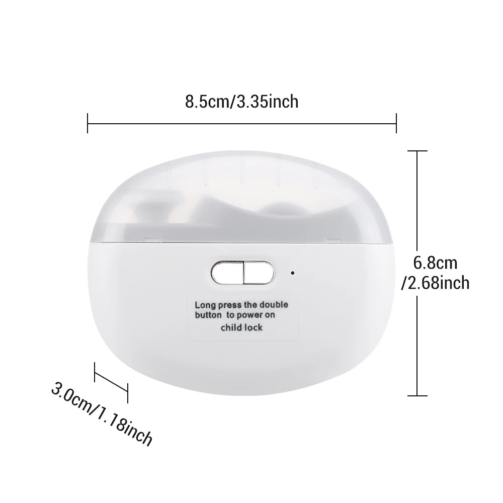 Automatic Electric Nail Clipper with Integrated Light