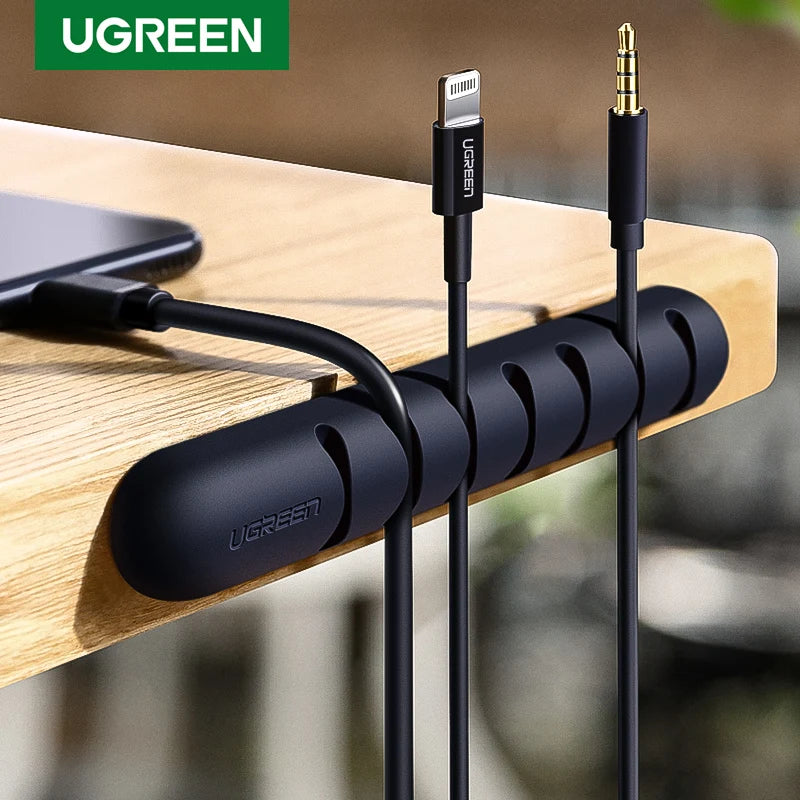 Flexible Silicone Cable Management Clips for Desk