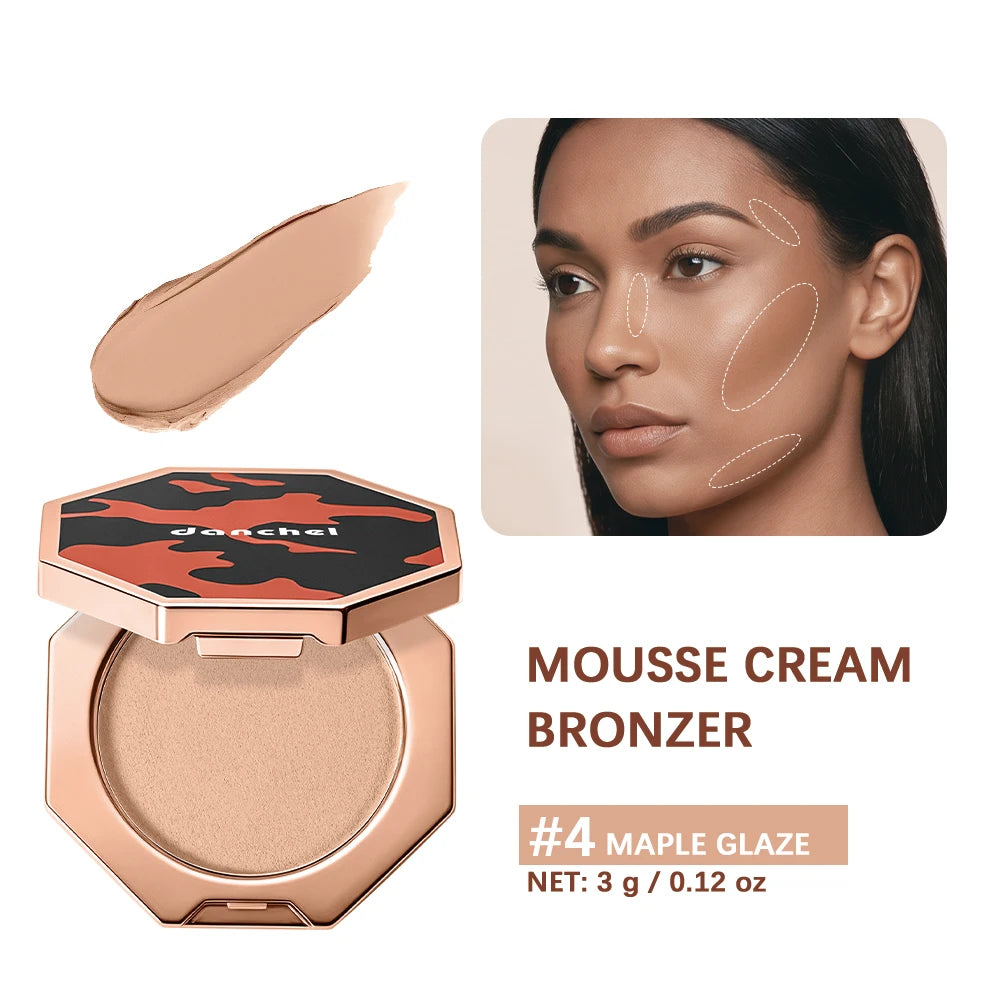 Cream Mousse Bronzer for Face Sculpting and Contouring