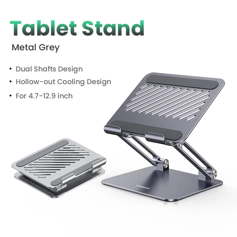 Adjustable Aluminum Desktop Tablet and Phone Stand - 28
