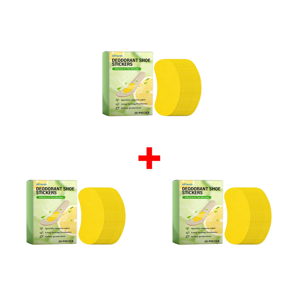 Deodorant Shoe Odor Removal Patches