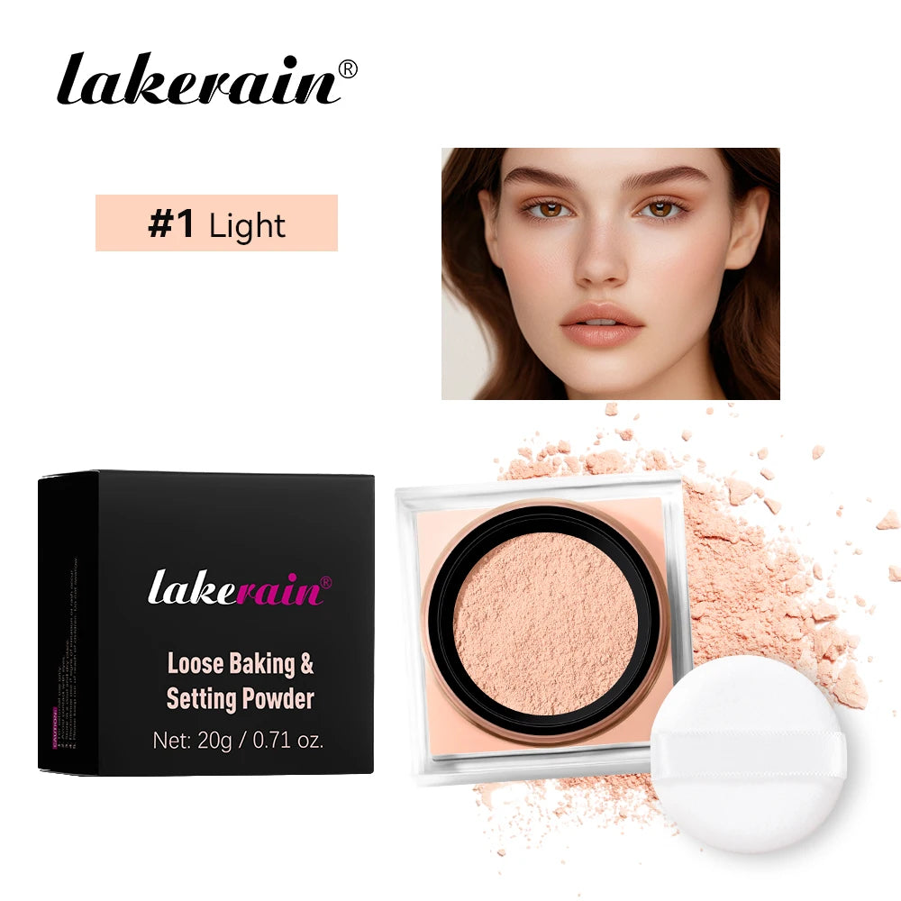 Matte Finish Oil-Control Loose Setting Powder