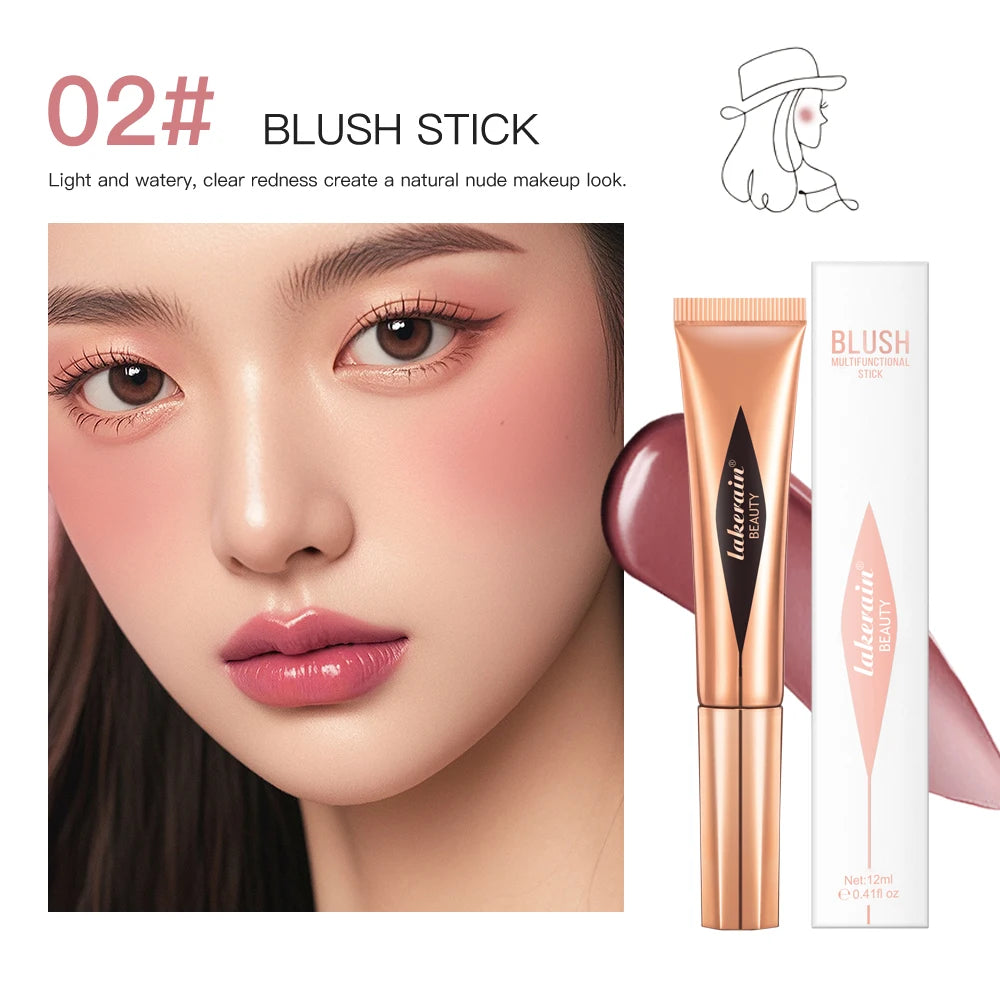 Liquid Contour, Blush and Highlighter Wand with Cushion Applicator - 32