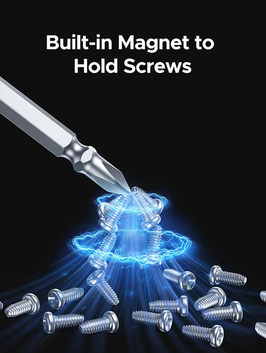 2-in-1 Dual Head Screwdriver with S2 Alloy Steel
