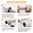 Professional Pipe Reamer and Deburring Tool for Metal and PVC Pipes