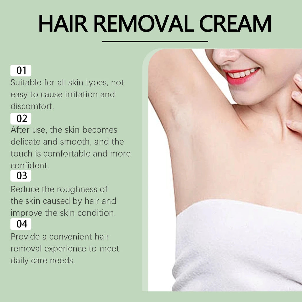 Aloe Vera Painless Hair Removal Cream for Whole Body