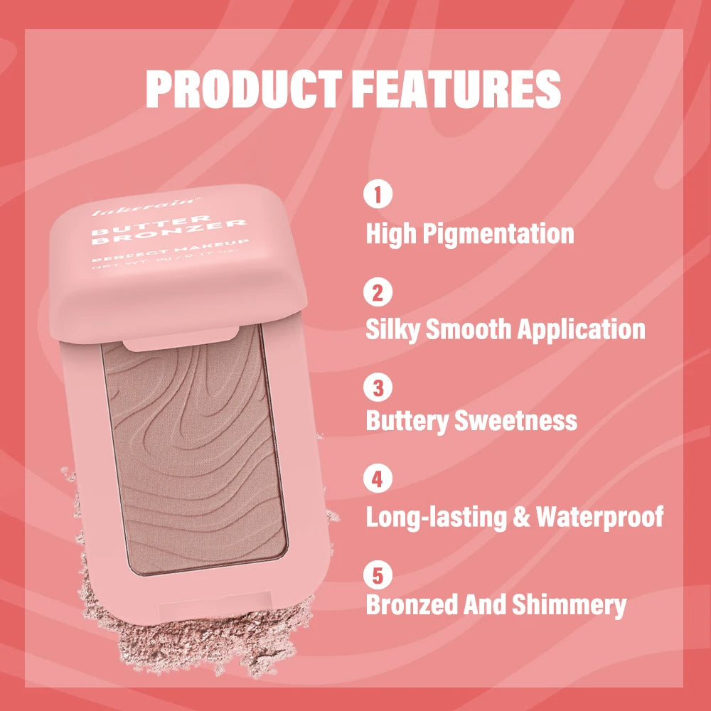 Waterproof Soft Matte Face Bronzer and Contouring Powder