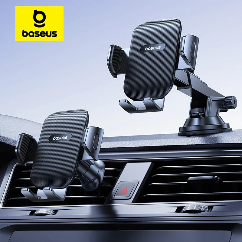 Adjustable Suction Cup Car Phone Holder for Dashboard and Windshield - 1