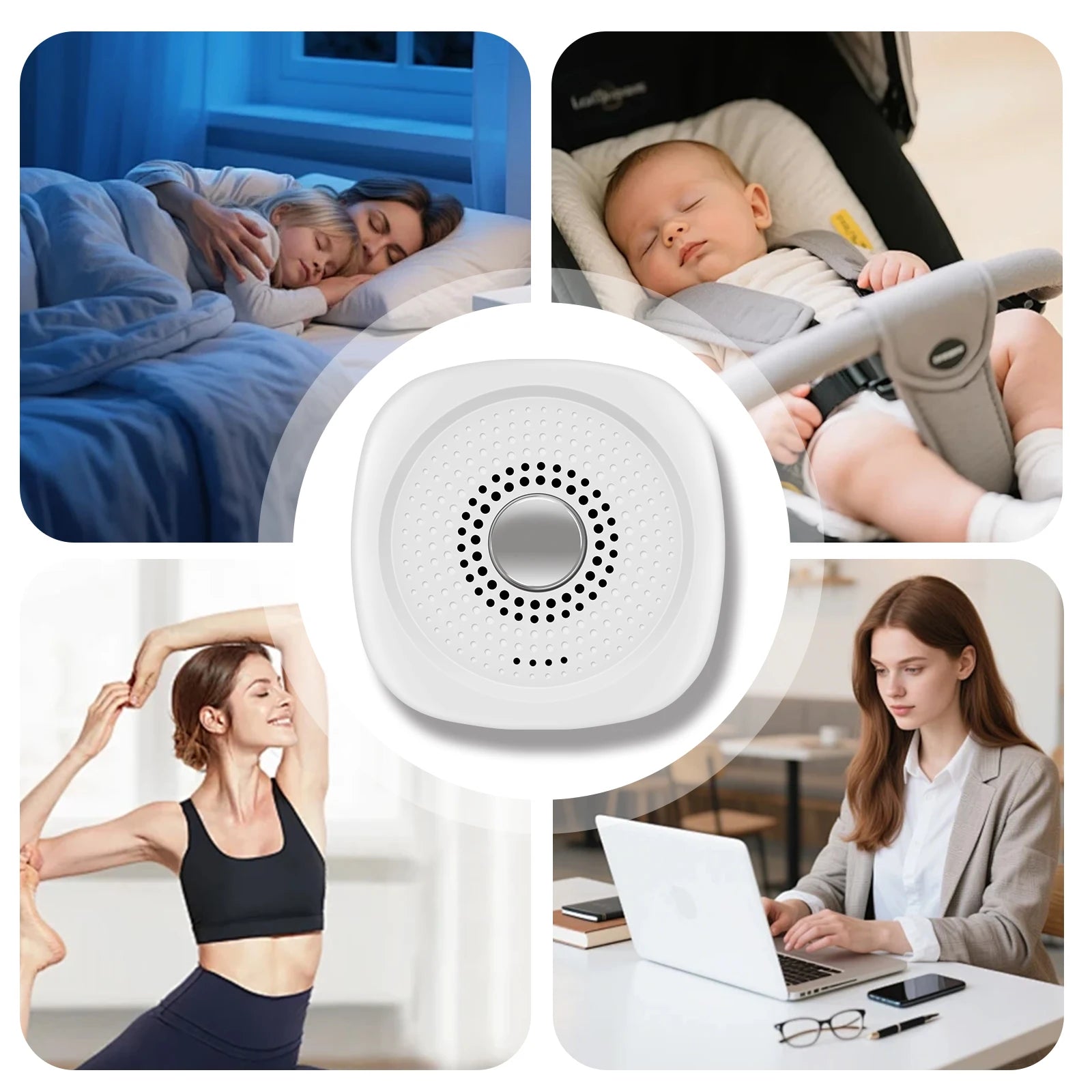 Portable White Noise Sound Machine for Baby and Adult Sleep - 14