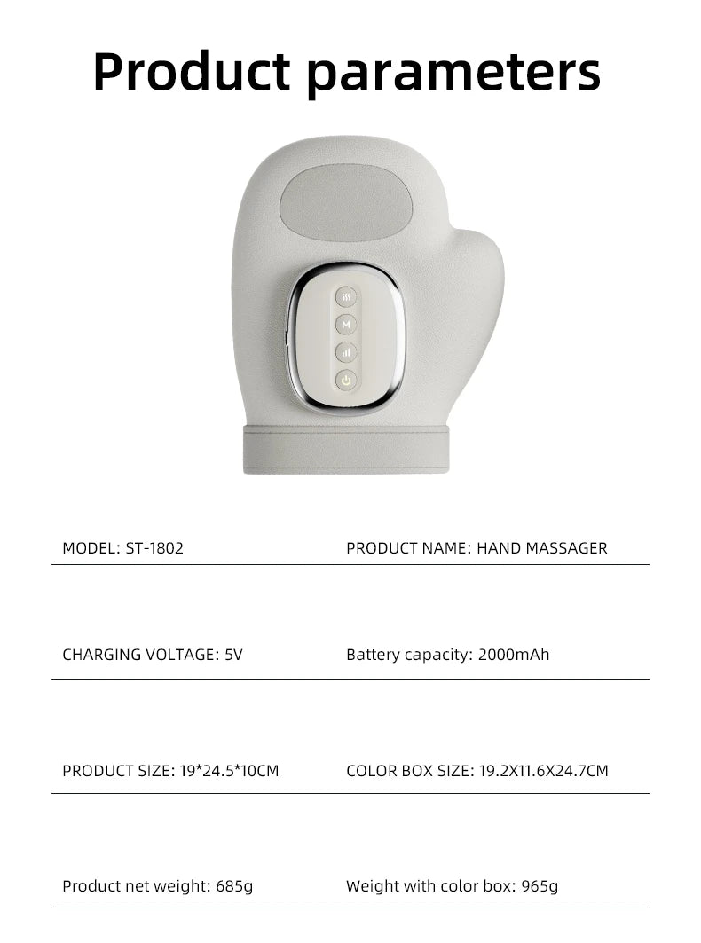 Wireless Airbag Hand Massager for Pain Relief - 16