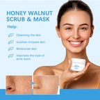 Honey Walnut Facial Exfoliating Scrub and Face Mask