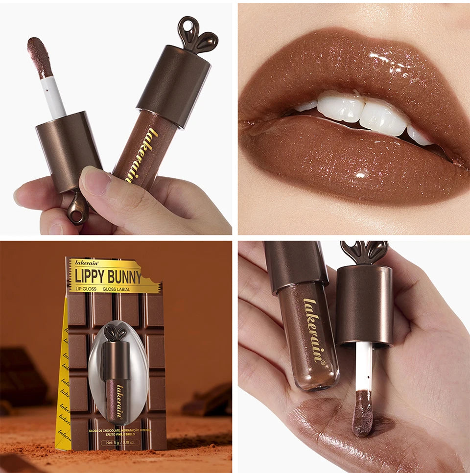 Moisturizing Honey and Chocolate Lip Gloss Set - 33