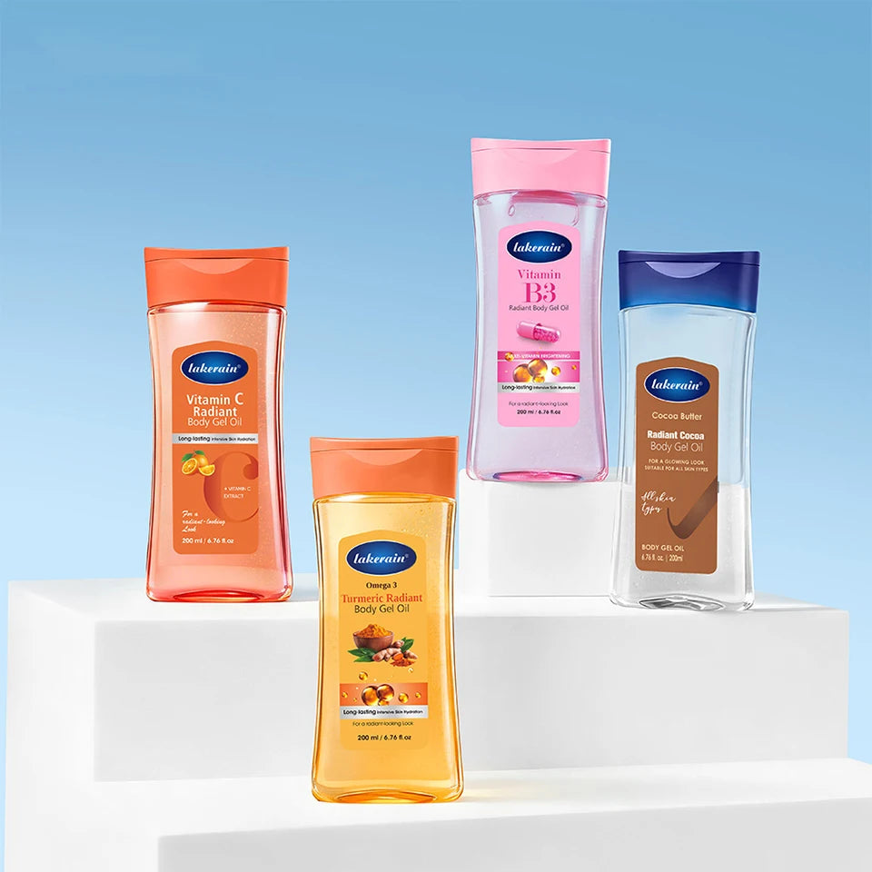Radiant Moisturizing Body Gel Oil for Dry Skin