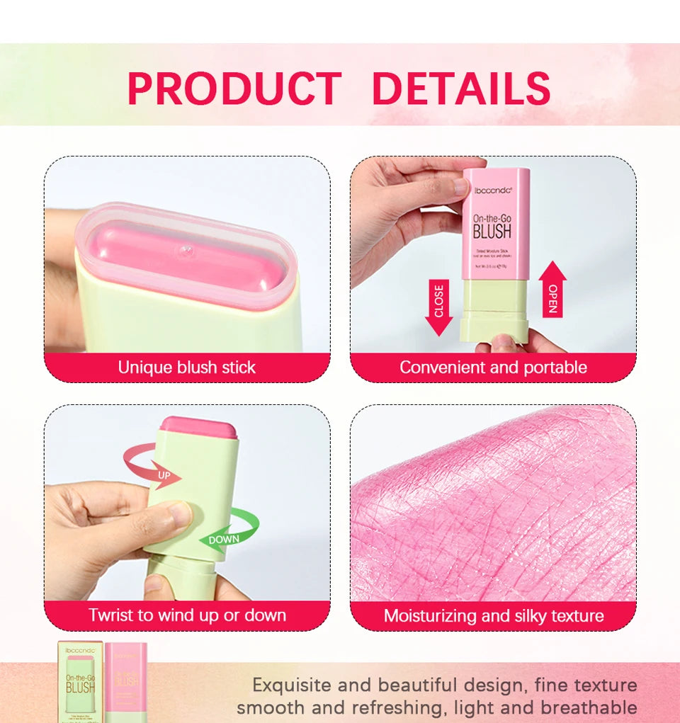 Cream Blush Stick for Lips and Cheeks - 13