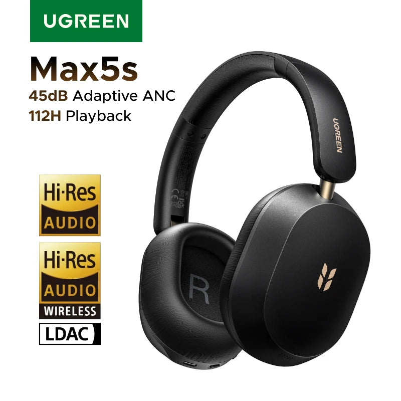Wireless Noise Canceling Over-Ear Headphones with 112H Battery