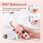 Dual-Head Electric Shaver and Bikini Trimmer for Women