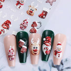 Christmas Cartoon Nail Art Stickers