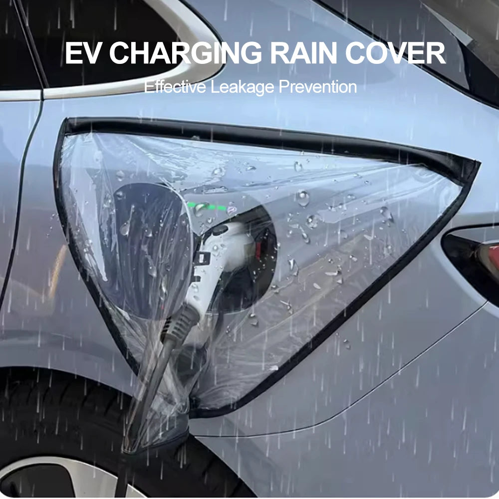 Universal EV Charging Port Rainproof Dustproof Cover with Magnetic Strip