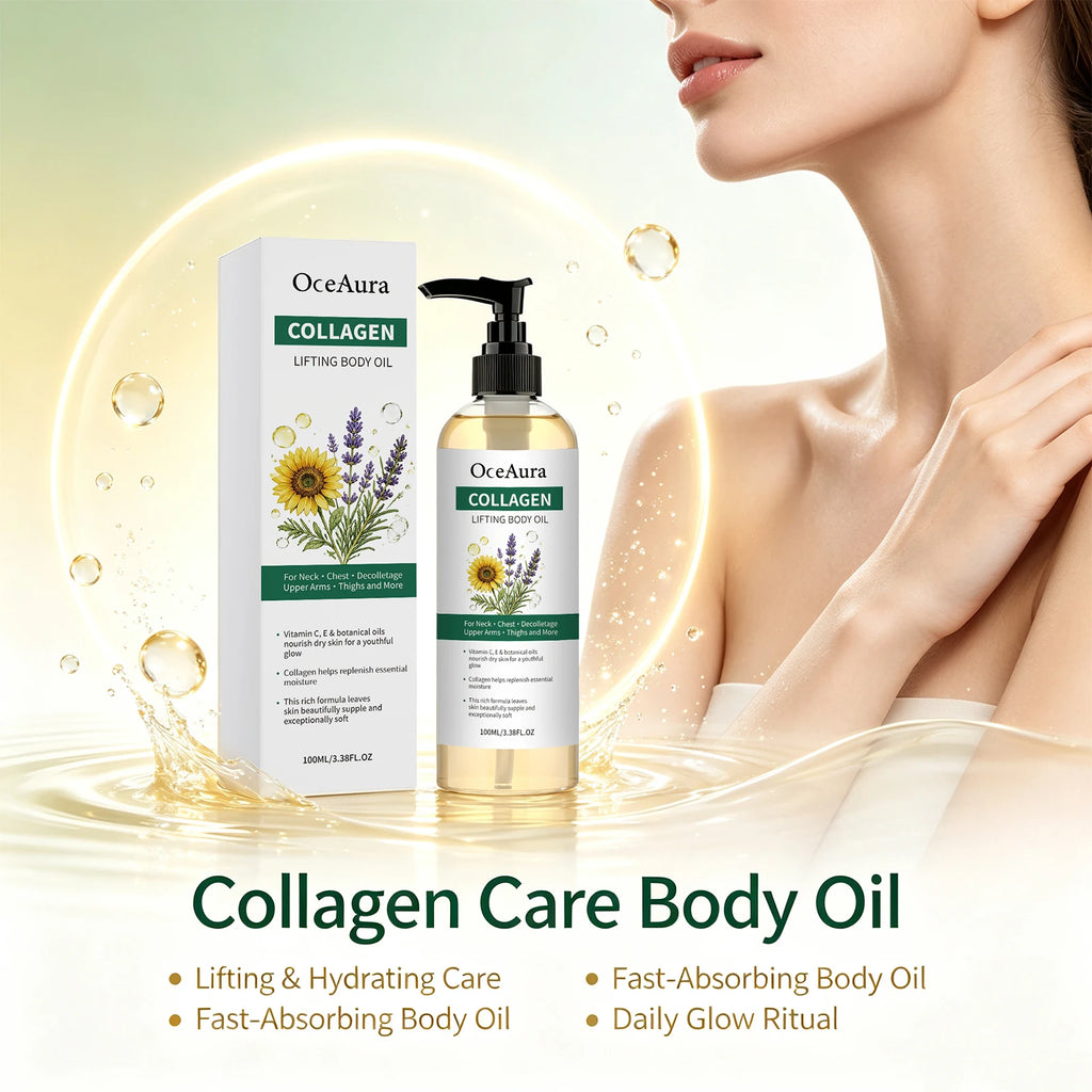 Collagen Nourishing Body Oil for Dry and Rough Skin