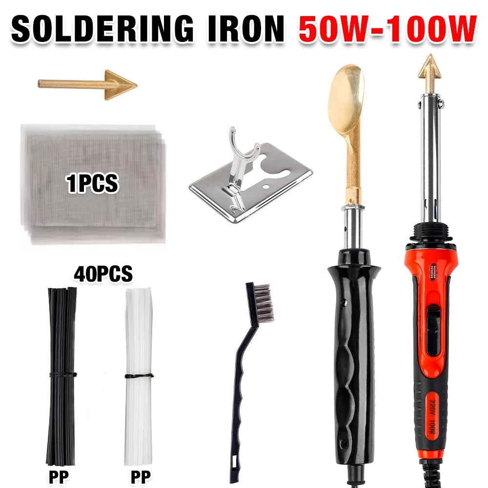 Plastic Repair Welding Iron Tool for Car Bumpers and Leather