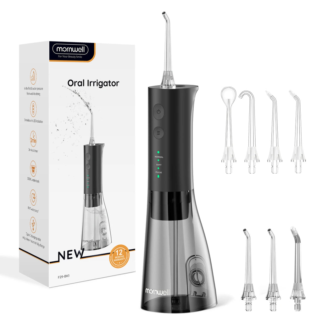Portable Rechargeable Electric Water Flosser for Teeth Cleaning