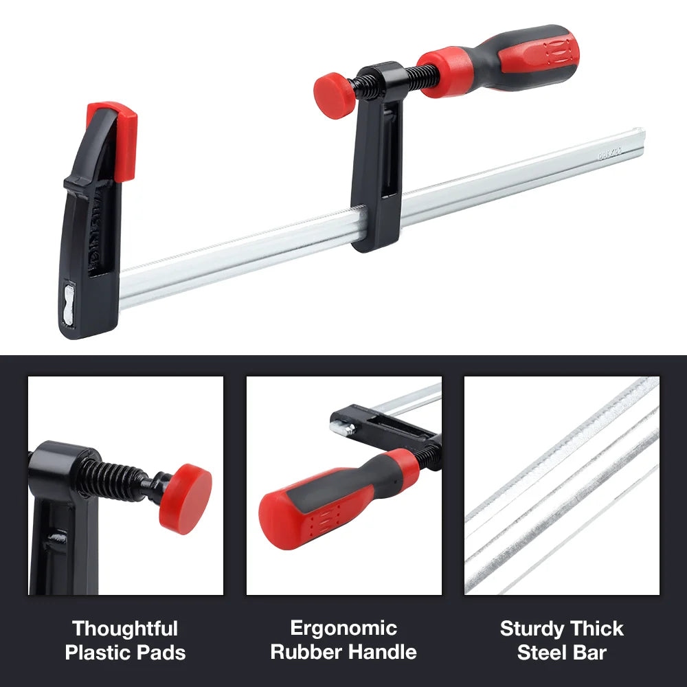 Heavy-Duty Woodworking F-Clamp Bar Clip
