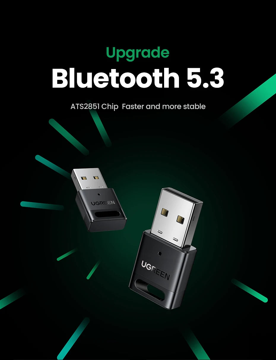 USB Bluetooth 5.3 Adapter for PC Wireless Connectivity - 7