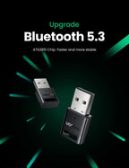 Bluetooth 5.3 USB Adapter for PC and Laptop