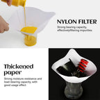 Disposable Conical Paint Strainer Funnels for Spray Guns