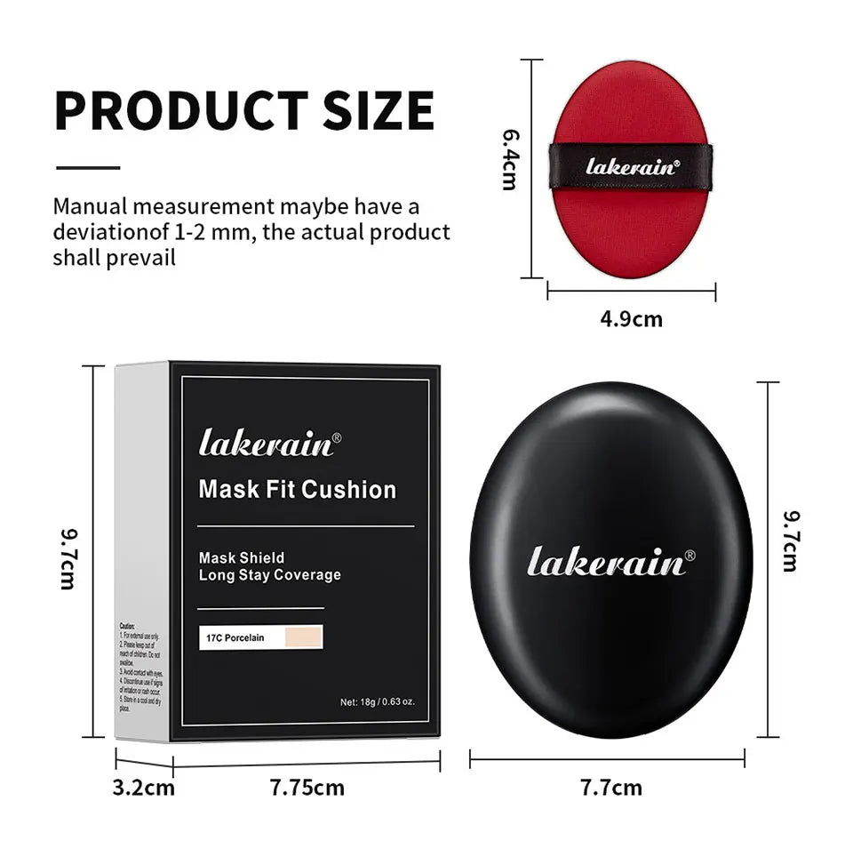 Semi-Matte Long-Lasting Cushion Foundation Concealer