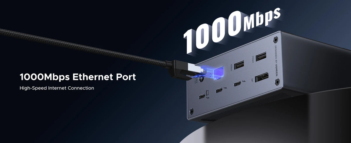13-in-1 Thunderbolt 4 Docking Station 40Gbps 8K Dual Display Hub