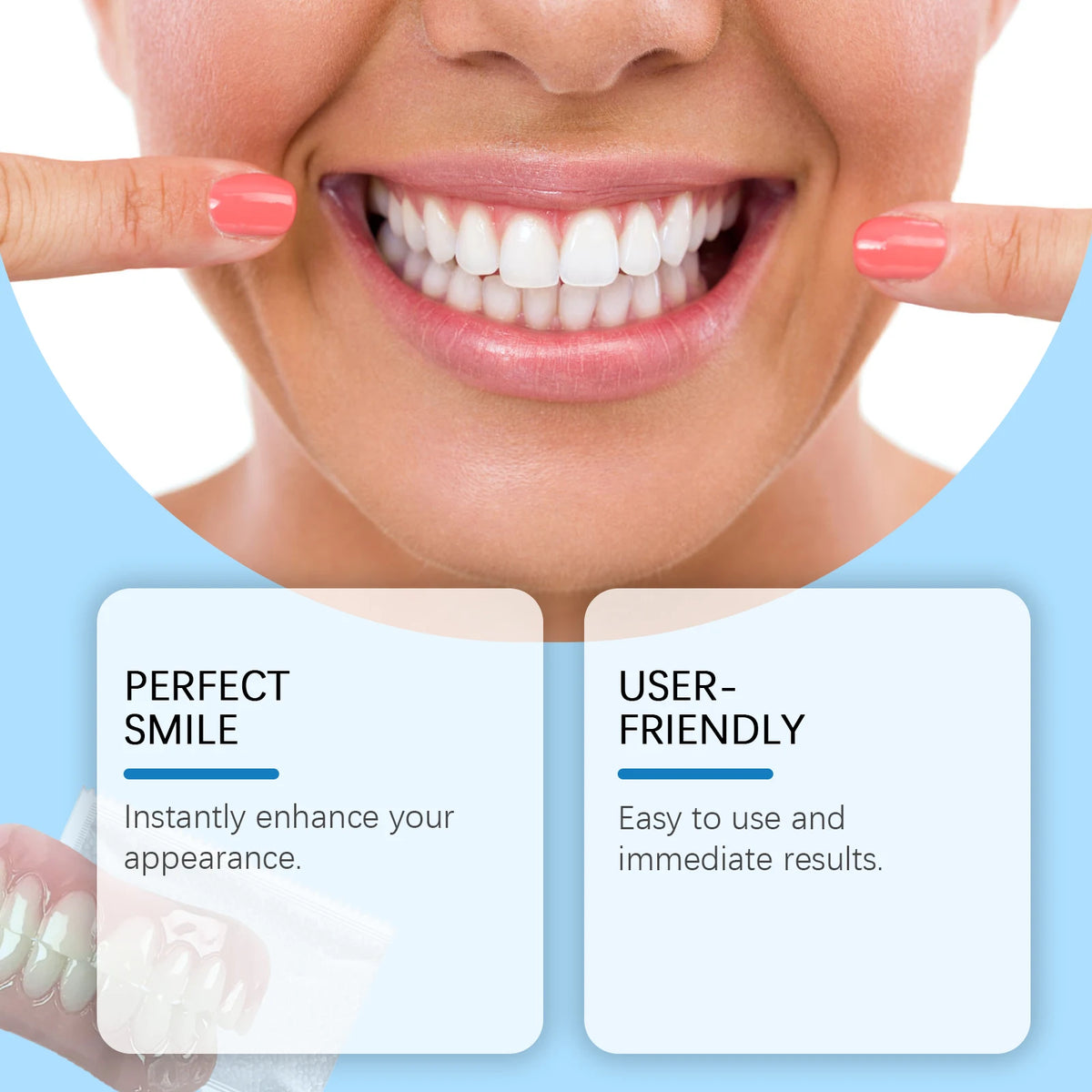 Comfortable Silicone Denture Set for Natural Smile Restoration