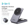 3-in-1 Magnetic Wireless Charging Stand for iPhone and Apple Watch