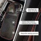 Carbon Fiber Car Key Fob RFID Signal Blocking Pouch Protector