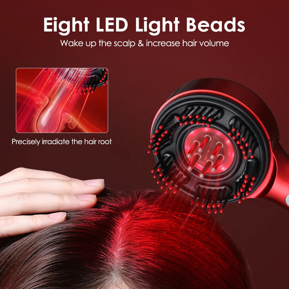 Electric Scalp Massage Comb with Liquid Applicator - 3