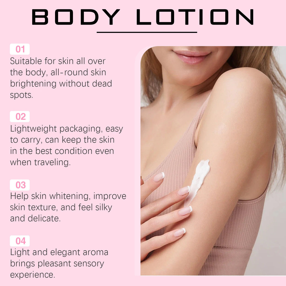 Arbutin Brightening Body Lotion for Glowing and Hydrated Skin