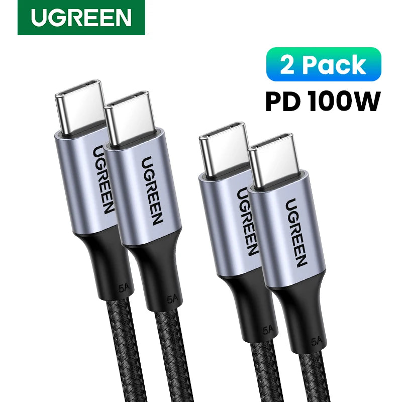 100W USB-C to USB-C Fast Charging and Data Sync Cable