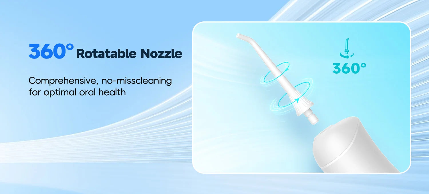 Portable Rechargeable Oral Irrigator Water Flosser - 10