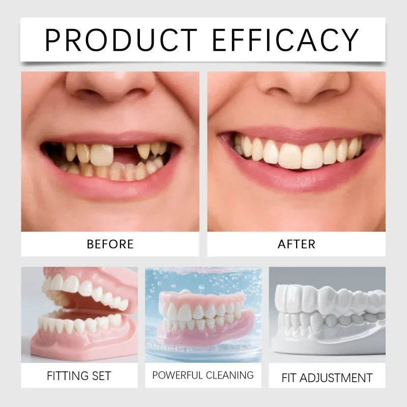 Temporary Silicone Dentures for Missing or Broken Teeth - 5